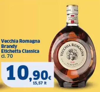 Sigma Vecchia Romagna Brandy Etichetta Classica cl. 70 offerta