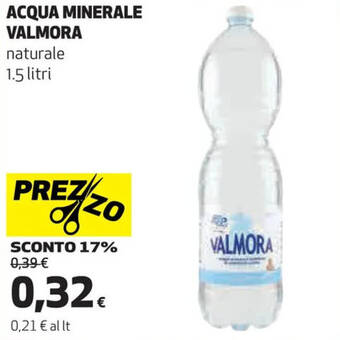 In Coop ACQUA MINERALE VALMORA naturale 1.5 litri offerta