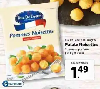 Lidl Patate Noisettes 1kg offerta
