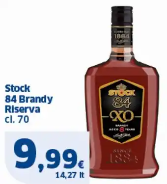 Sigma Stock 84 Brandy Riserva cl. 70 offerta