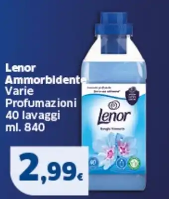 Sigma Lenor Ammorbidente Varie Profumazioni 40 lavaggi ml. 840 offerta
