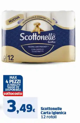 Sigma Scottonelle Carta Igienica 12 rotoli offerta