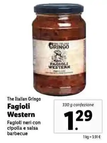 Lidl Fagioli Western 330g offerta