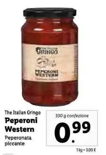 Lidl Peperoni Western 330g offerta