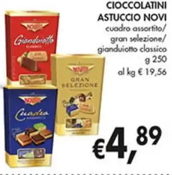 Supermercato Coal CIOCCOLATINI ASTUCCIO NOVI g 250 offerta
