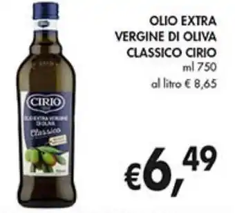 Supermercato Coal OLIO EXTRA VERGINE DI OLIVA CLASSICO CIRIO ml 750 offerta