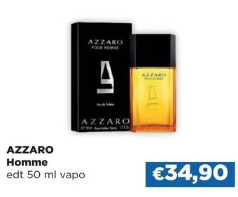 La Saponeria AZZARO Homme edt 50 ml vapo offerta