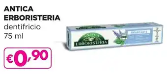 La Saponeria ANTICA ERBORISTERIA dentifricio 75 ml offerta