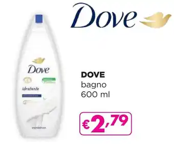 La Saponeria DOVE bagno 600 ml offerta