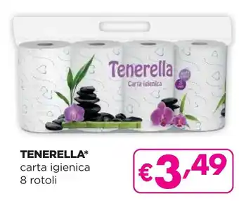La Saponeria TENERELLA carta igienica 8 rotoli offerta