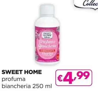 La Saponeria SWEET HOME profuma biancheria 250 ml offerta