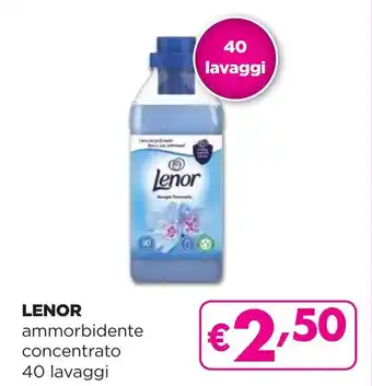La Saponeria LENOR ammorbidente concentrato 40 lavaggi offerta