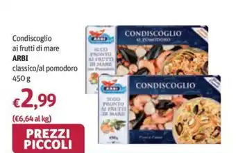 Condiscoglio ai frutti di mare ARBI classico/al pomodoro 450 g