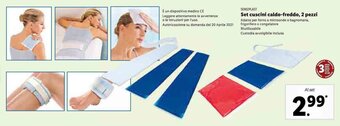 Lidl Sensiplast Set cuscini caldo-freddo, 2 pezzi offerta
