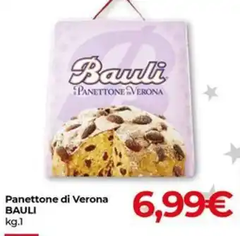 Eurospar Panettone di Verona BAULI kg.1 offerta