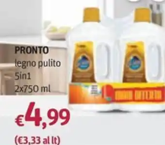 PRONTO legno pulito 5in1 2x750 ml