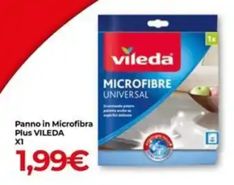 Eurospar Panno in Microfibra Plus VILEDA X1 offerta
