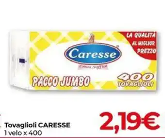 Tovaglioli CARESSE 1 velo x 400