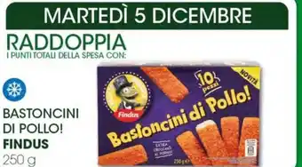 Sidis BASTONCINI DI POLLO! FINDUS 250 g offerta