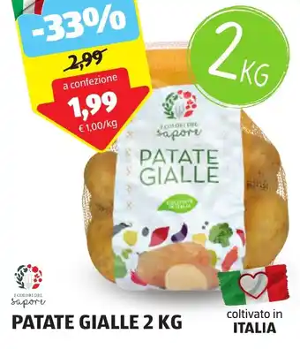 ALDI PATATE GIALLE 2KG offerta