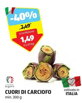 CUORI DI CARCIOFO min. 300 g