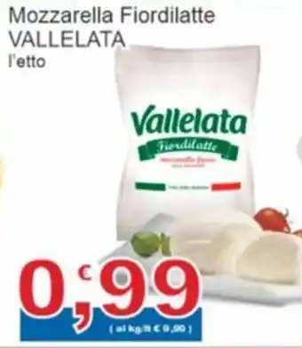 Sidis Mozzarella Fiordilatte VALLELATA offerta
