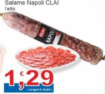 Sidis Salame Napoli CLAI l'etto offerta