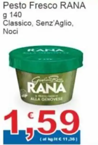 Pesto Fresco RANA g 140 Classico, Senz'Aglio, Noci