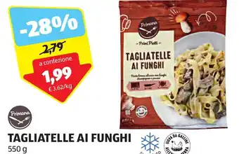 ALDI TAGLIATELLE AI FUNGHI 550 g offerta