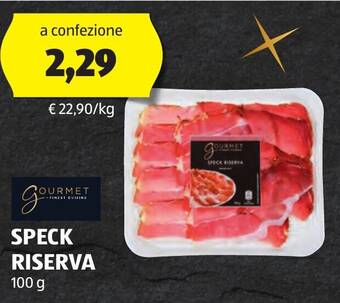 ALDI SPECK RISERVA 100 g offerta