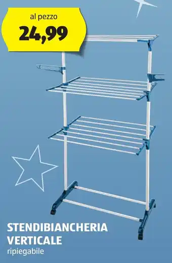 ALDI STENDIBIANCHERIA VERTICALE offerta