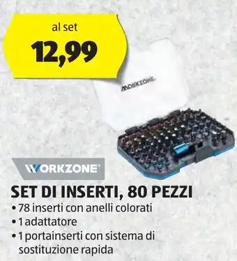 ALDI WORKZONE SET DI INSERTI, 80 PEZZI offerta