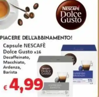 Sidis Capsule NESCAFÈ Dolce Gusto x16 offerta