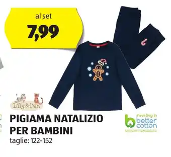 ALDI PIGIAMA NATALIZIO PER BAMBINI offerta