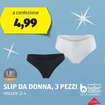 ALDI SLIP DA DONNA, 3 PEZZI offerta