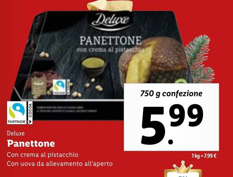 Offerta Deluxe 750 g confezione nel volantino di Lidl