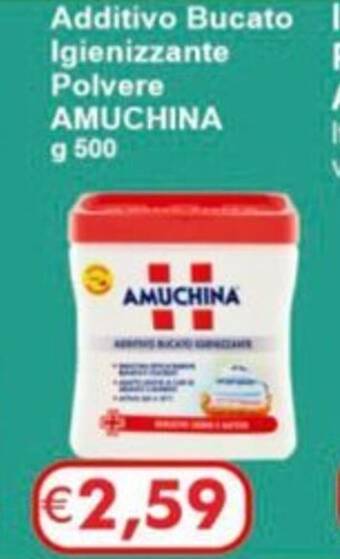 Sidis Additivo Bucato Igienizzante AMUCHINA g 500 offerta