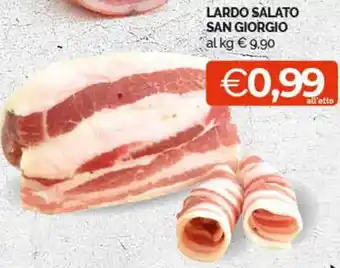 Mercatò Extra LARDO SALATO SAN GIORGIO offerta