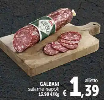 Deco Supermercati GALBANI salame napoli offerta
