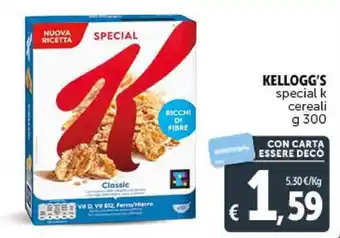 Deco Supermercati KELLOGG'S special k cereali g 300 offerta