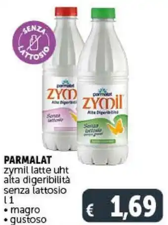 Deco Supermercati PARMALAT zymil latte uht alta digeribilità senza lattosio l 1 offerta