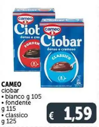 Deco Supermercati CAMEO ciobar bianco g 105 offerta