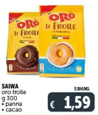 Deco Supermercati SAIWA oro frolle g 300 offerta