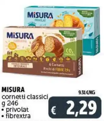 Deco Supermercati MISURA cornetti classici, g 246 offerta