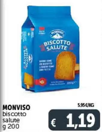 Deco Supermercati MONVISO biscotto salute g 200 offerta