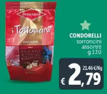 Deco Supermercati CONDORELLI torroncini assortiti g 130 offerta