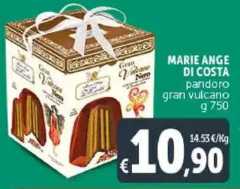 Deco Supermercati MARIE ANGE DI COSTA pandoro gran vulcano g 750 offerta