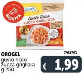 Deco Supermercati OROGEL gusto ricco zucca grigliata g 250 offerta
