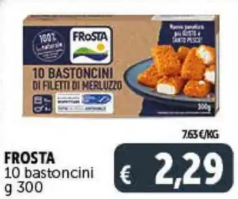 Deco Supermercati FROSTA 10 bastoncini g 300 offerta