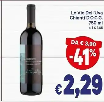 A&O Le Vie Dell Uva Chianti Docg offerta